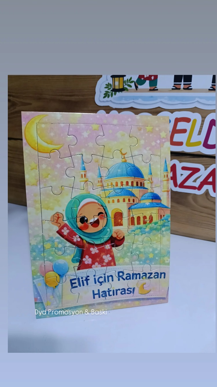 Kisiye ozel isimli ramazan temali puzzel