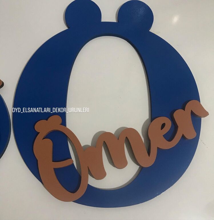 Ahşap Çocuk ve Becek odası Kapı & Duvar süsü