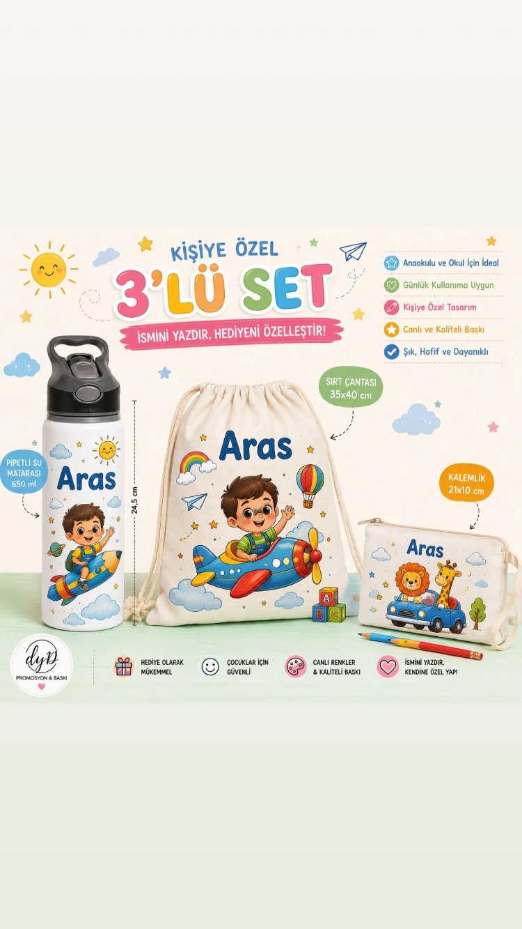 Okula donus 3 lu set