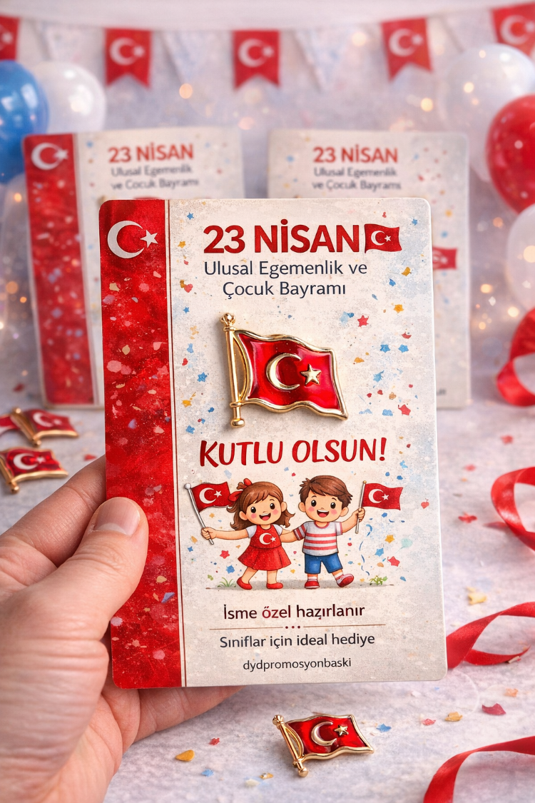 23 Nisan bayram broş