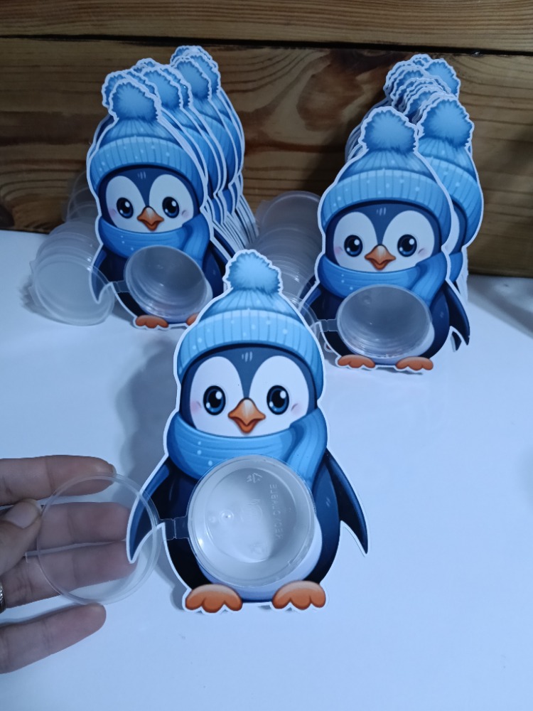 Karne hediyesi penguen seker kutusu