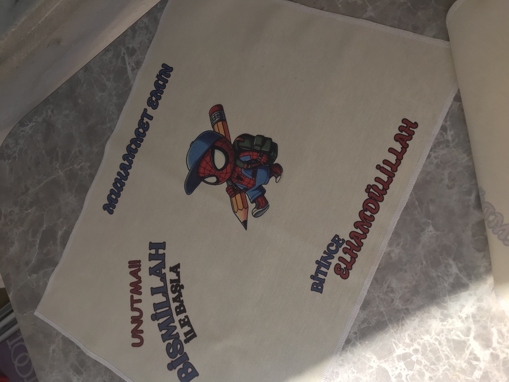 Baskılı beslenme örtüsü