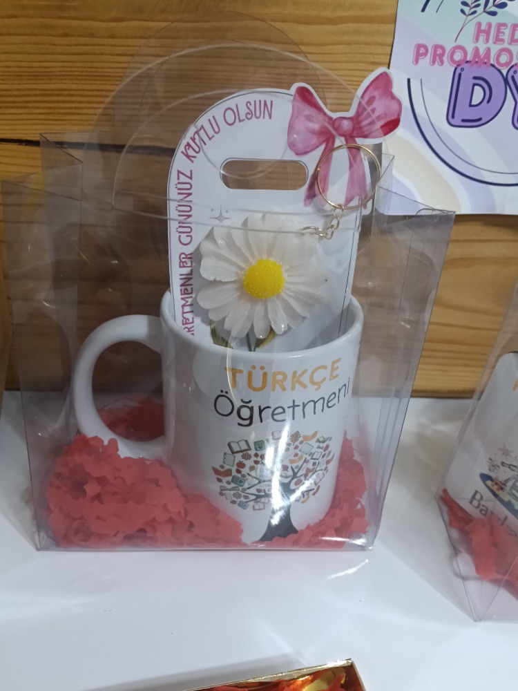 Seffaf cantali kupa bardak 2'li set