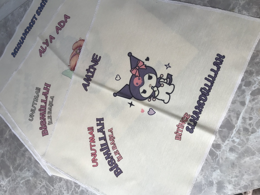 Baskılı beslenme örtüsü