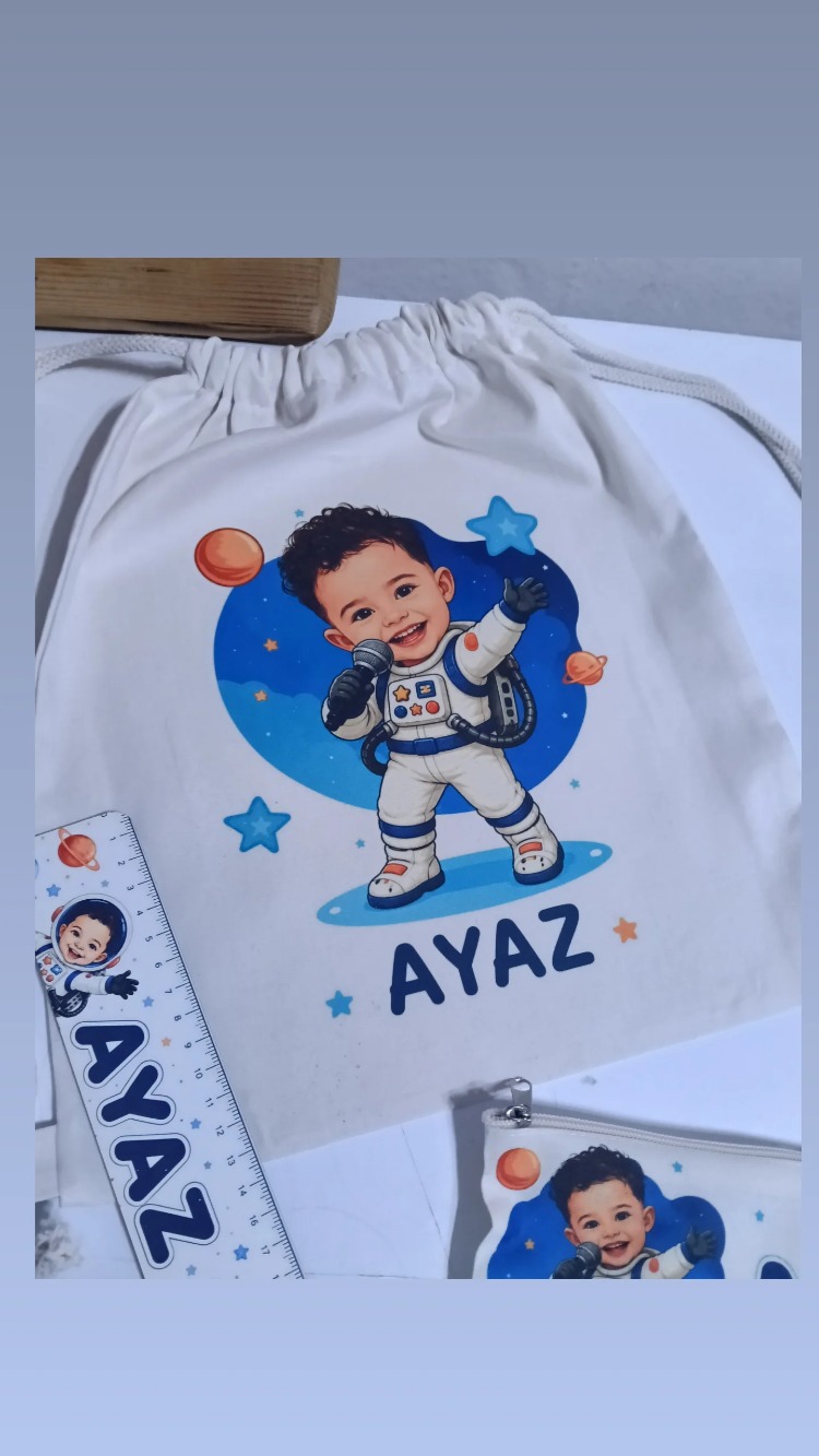 Kisiye ozel Resimli sirt cantasi