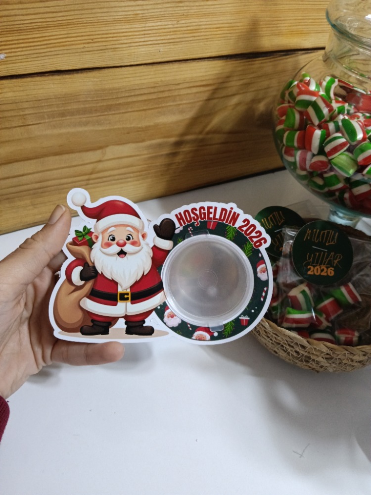 Yeni yıl boş şeker kutusu