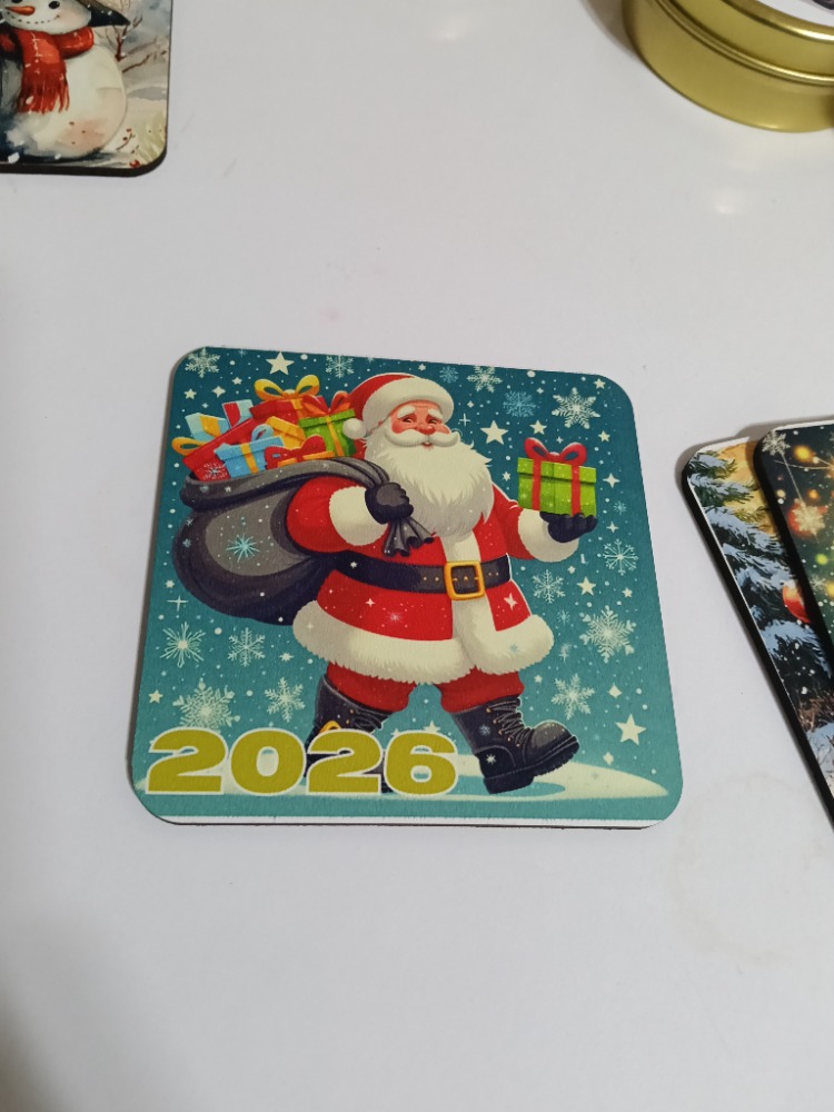 Yeni yil bardak Altligi