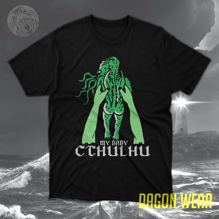 Hp Lovecraft My Baby Cthulhu Oversize Unisex T-Shirt