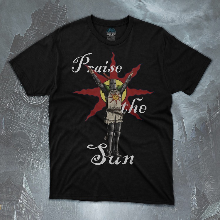 Dark Souls Praise the Sun Oversize Unisex T-Shirt