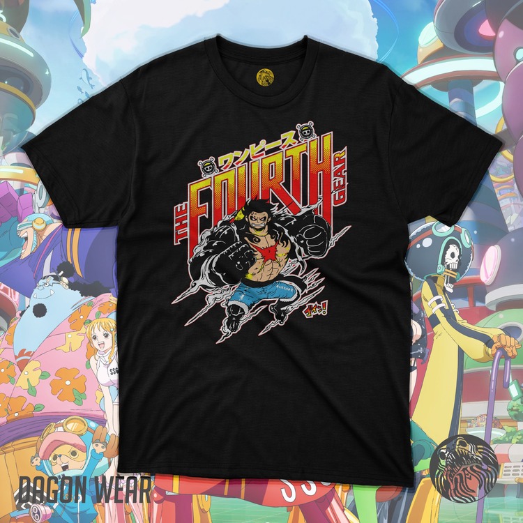 One Piece  Monkey D. Luffy Fourth Gear Oversize Unisex T-Shirt
