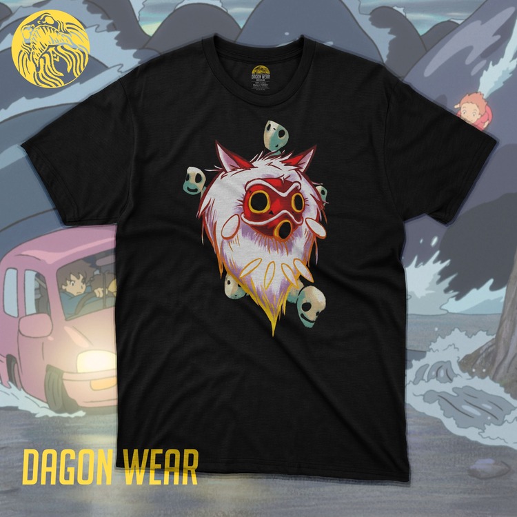 Miyazaki Princess Mononoke Oversize Unisex T-Shirt