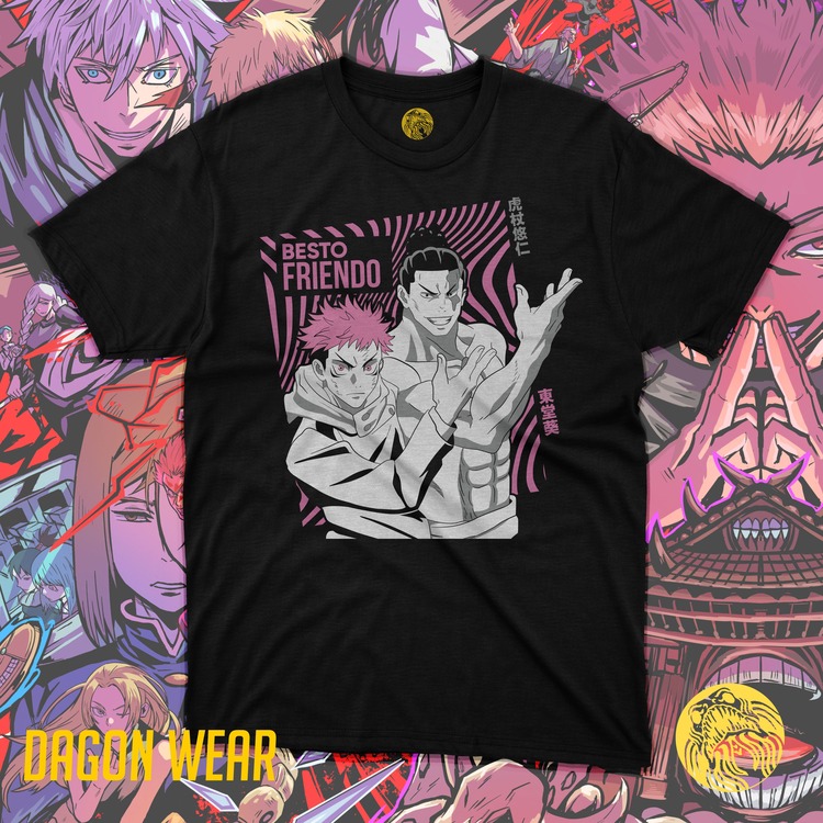 Jujutsu Kaisen Itadori Besto Friendo Oversize Unisex T-Shirt