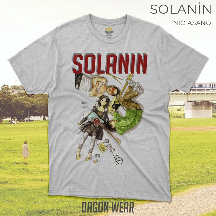 Solanin Inio Asano Band Oversize Unisex T-Shirt 