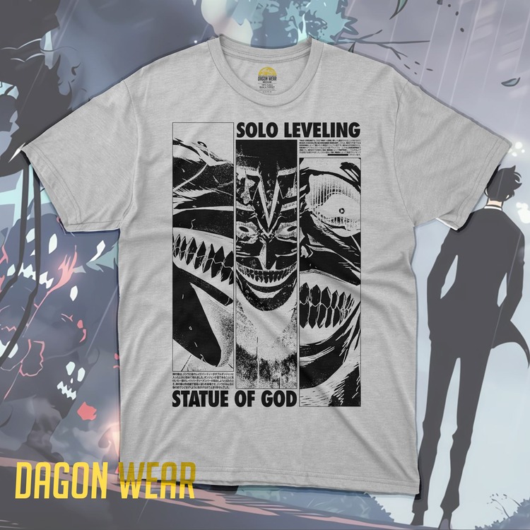 Solo Leveling Statue of God Oversize Unisex T-Shirt