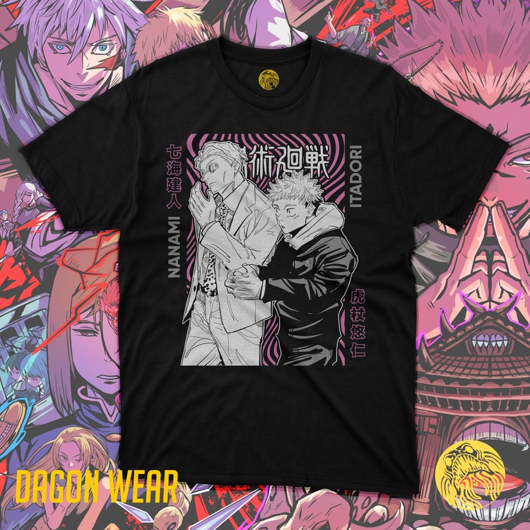 Jujutsu Kaisen Itadori Nanami Oversize Unisex T-Shirt