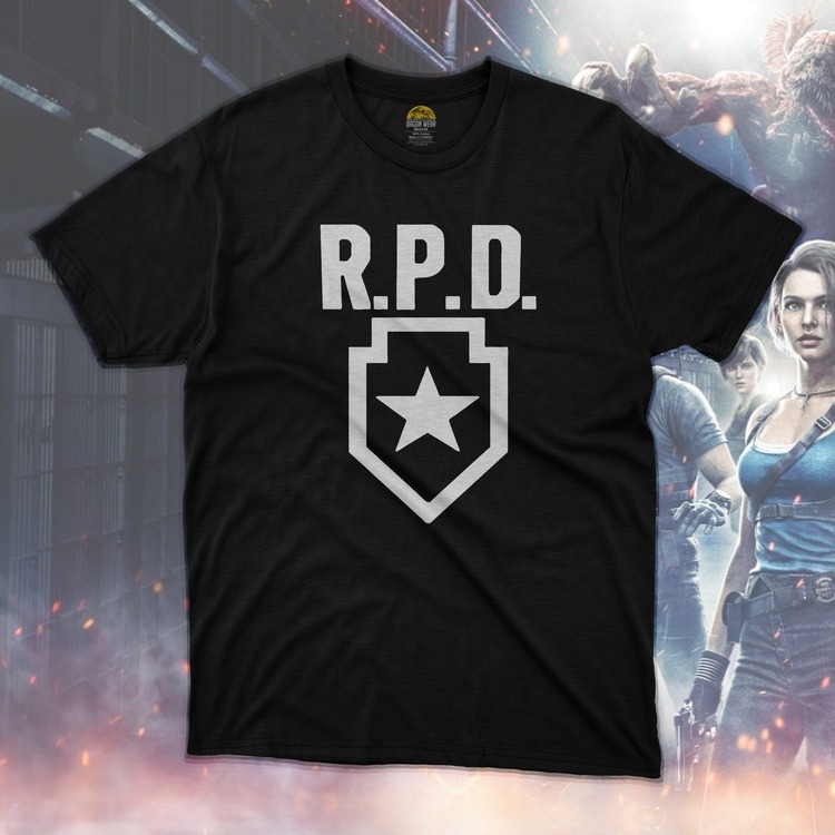 Resident Evil Raccoon Police Department Oversize Unisex T-Shirt