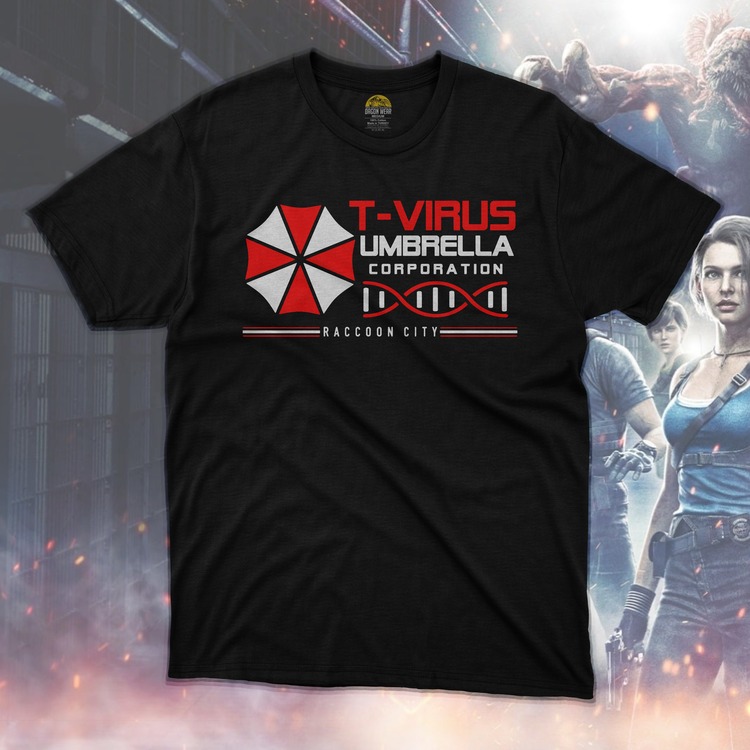 Resident Evil Umbrella Corporation T-Virus Oversize Unisex T-Shirt