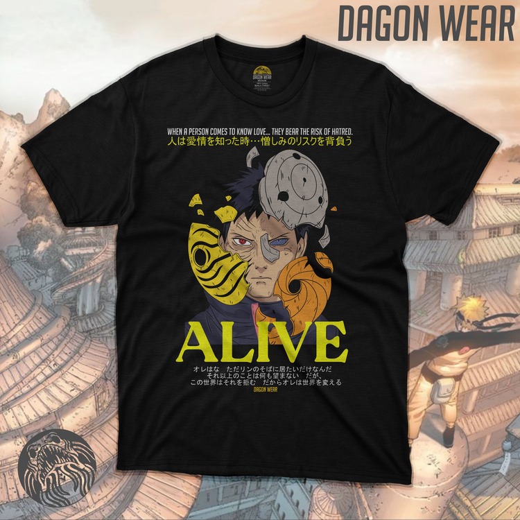 Naruto Obito Alive Oversize Unisex T-Shirt