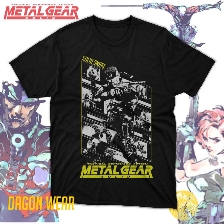 Solid Snake Metal Gear Solid (Alt-1) Oversize Unisex T-Shirt