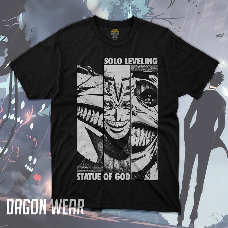 Solo Leveling Statue of God Oversize Unisex T-Shirt