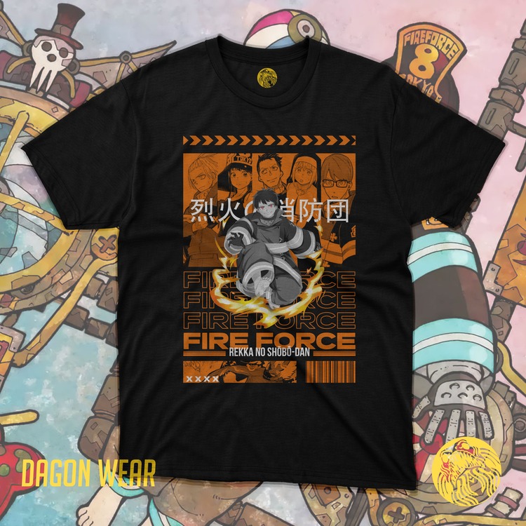 Fire Force Shinra Kusakabe Alt-1 Oversize Unisex T-Shirt 