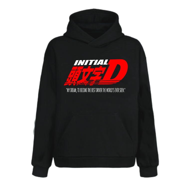 Initial D Toyota Trueno Oversize Unisex Hoodie Kapüşonlu Sweatshirt