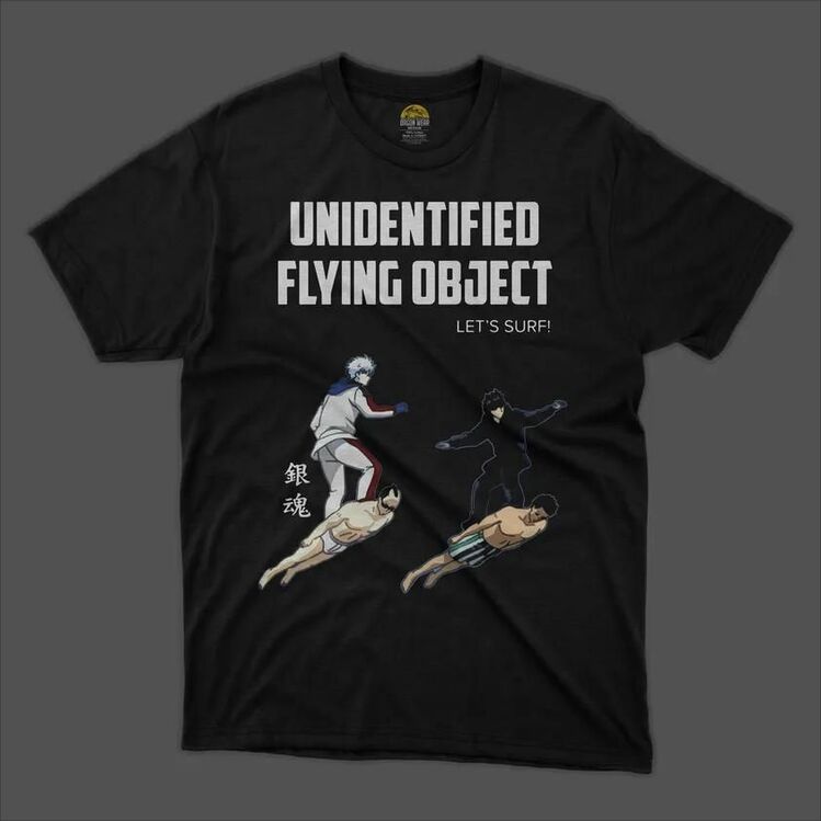 Gintama Ufo Oversize Unisex Tshirt