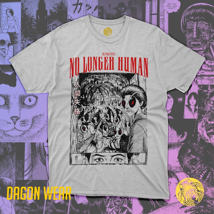 Junji Ito Horror No Longer Human Oversize Unisex T-Shirt