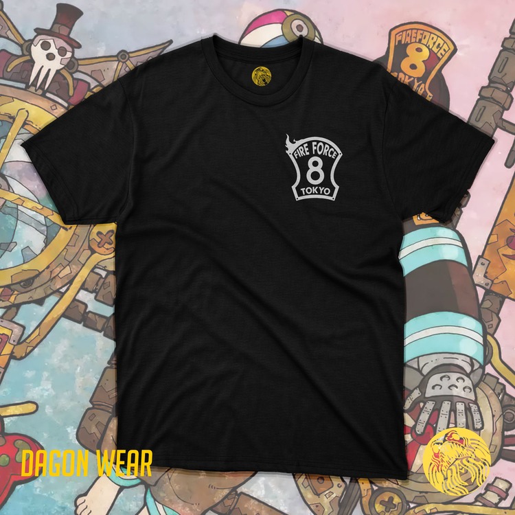 Fire Force 8 TOKYO LOGO Oversize Unisex T-Shirt 