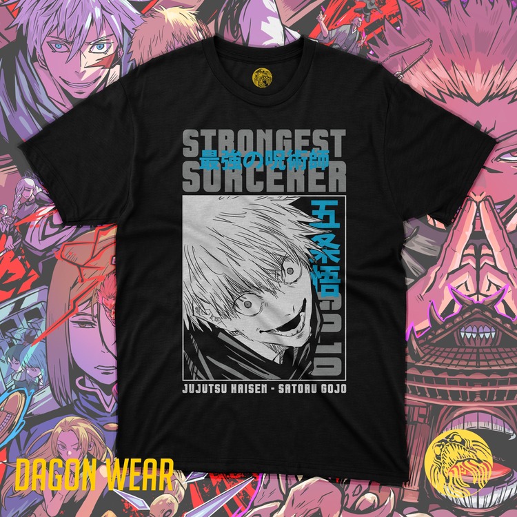 Jujutsu Kaisen Satoru Gojo Strongest Sorcerer Oversize Unisex T-Shirt