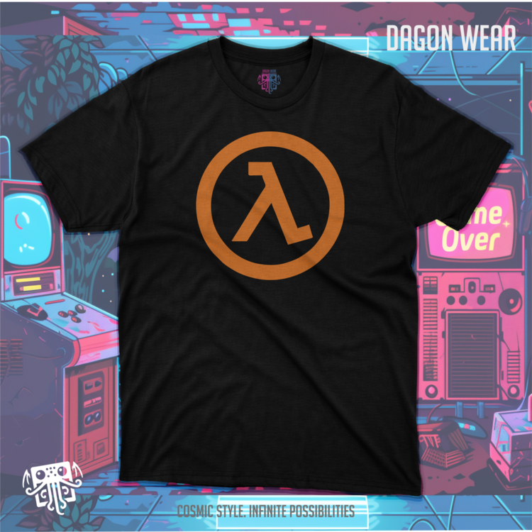 Half Life Logo Oversize Unisex T-Shirt