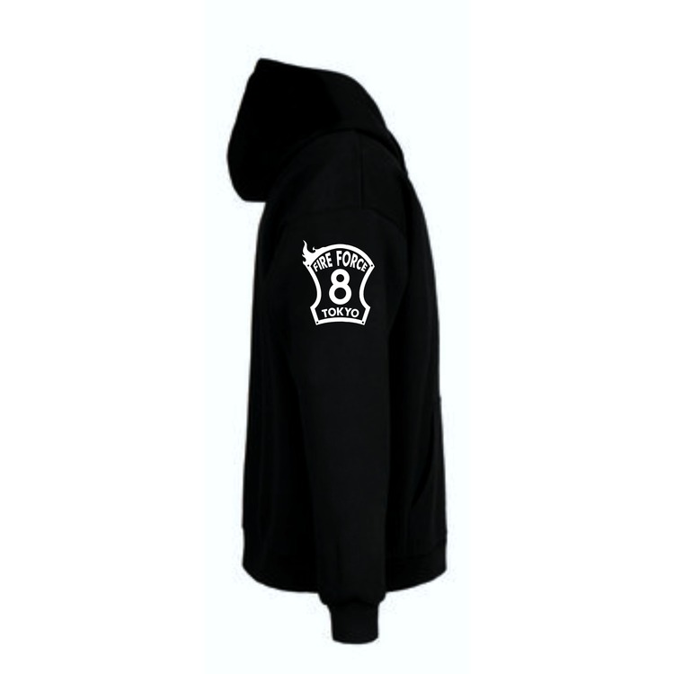 Fire Force Oversize Unisex Hoodie Kapüşonlu Sweatshirt