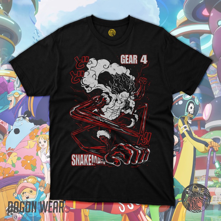 One Piece Monkey D. Luffy Gear 4 Oversize Unisex T-Shirt