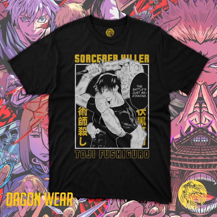  Jujutsu Kaisen Toji Fushiguro Oversize Unisex T-Shirt