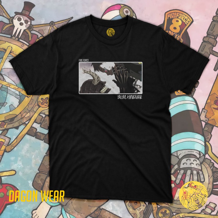 Fire Force Shinra Kusakabe DEMON Oversize Unisex T-Shirt 