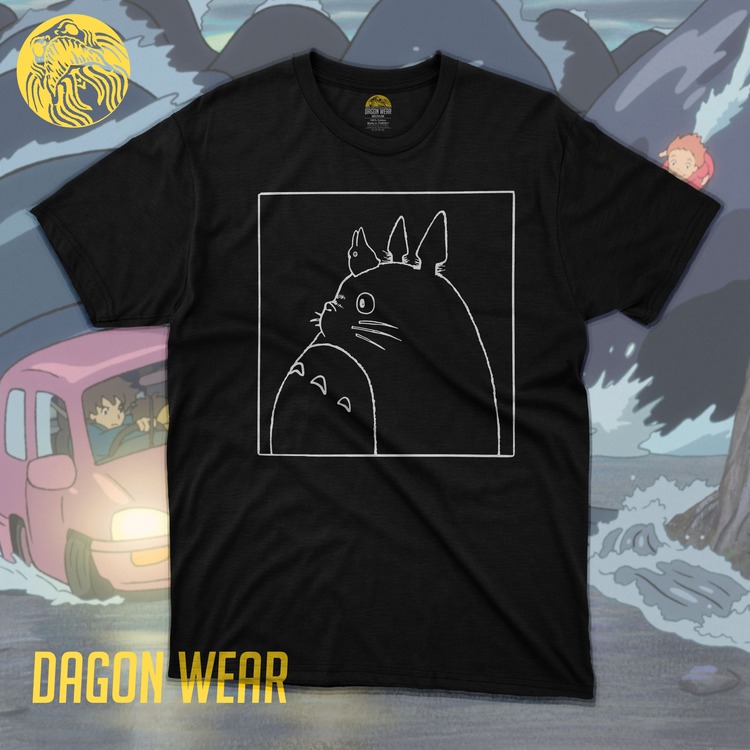 Miyazaki Totoro Square Oversize Unisex T-Shirt