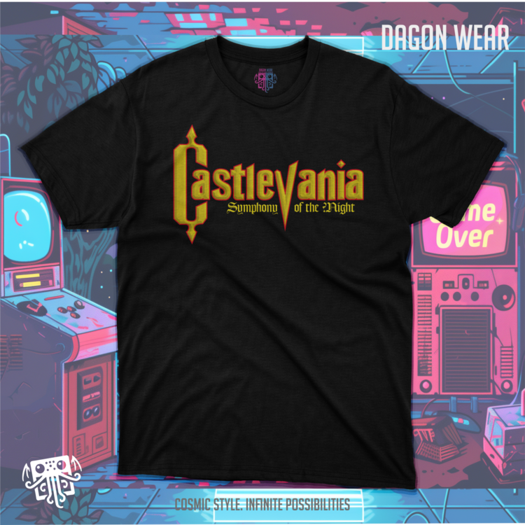Castlevania Symphony of the Night Logo Oversize Unisex T-Shirt