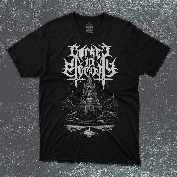 Cursed in Eternity White LOGO Oversize Unisex T-Shirt