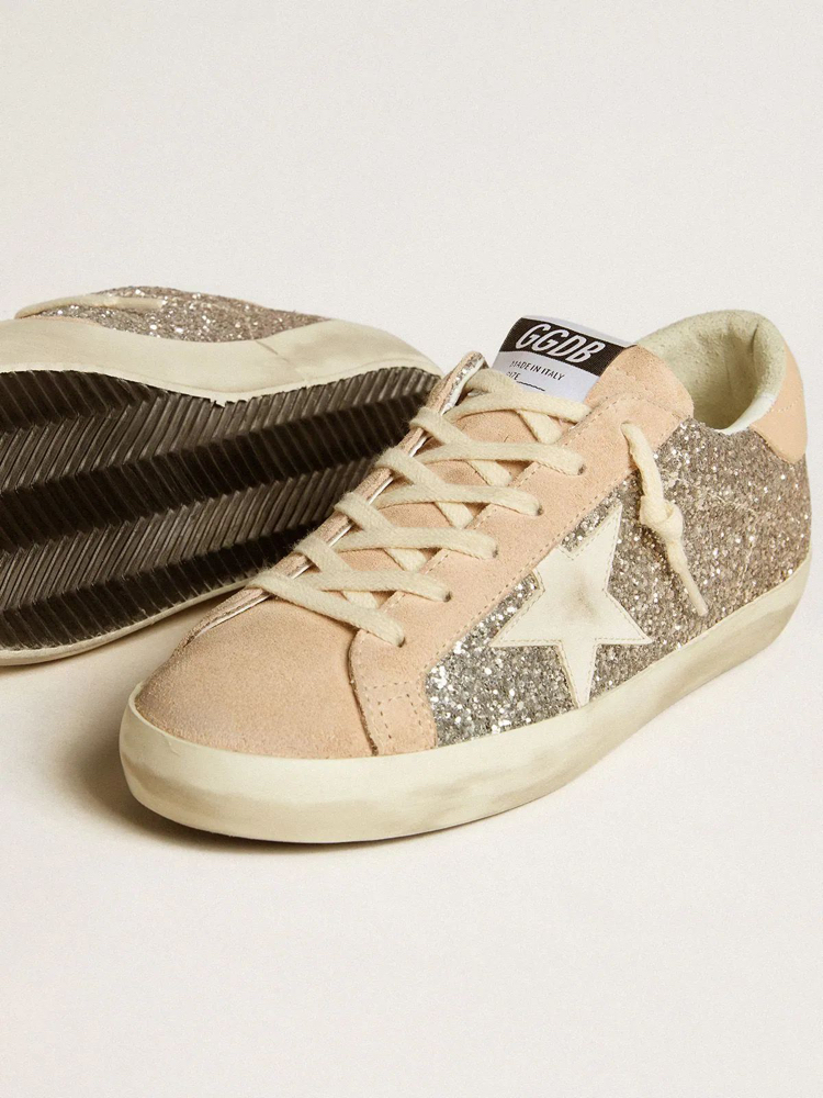 Golden Goose Super-Star Pink Glitter