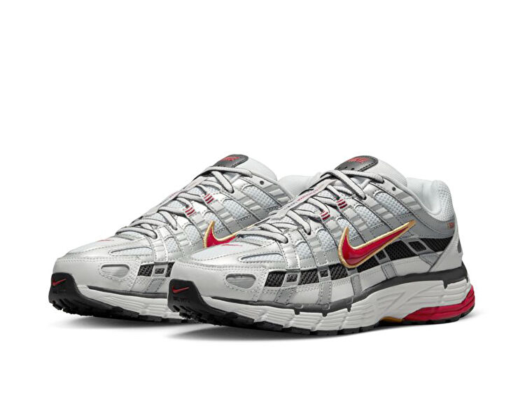 Nike P-6000 Grey- Red BV1021-101