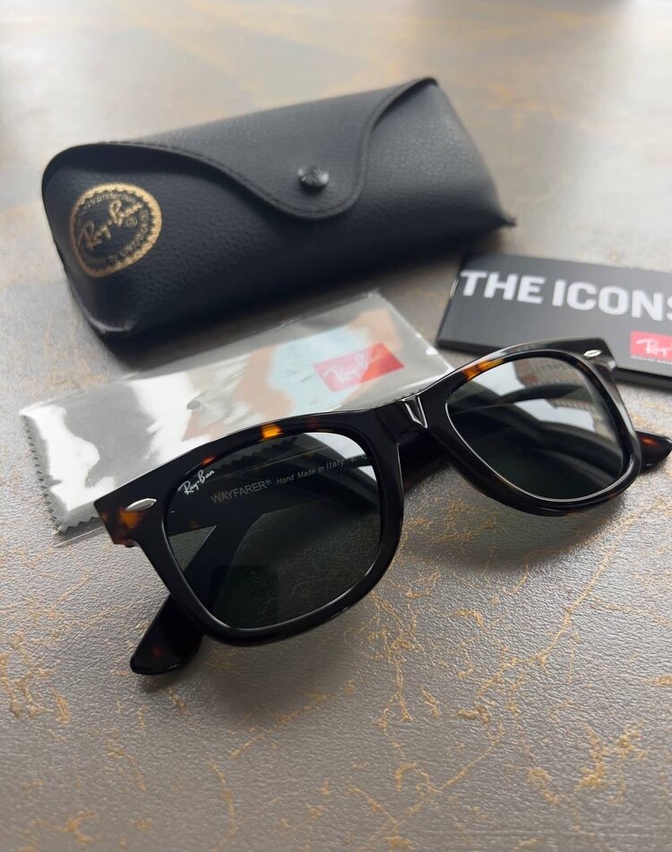 FIRSAT FİYAT ! Ray-Ban Wayfarer Classic RB 2140 901 50 Brown Gözlük