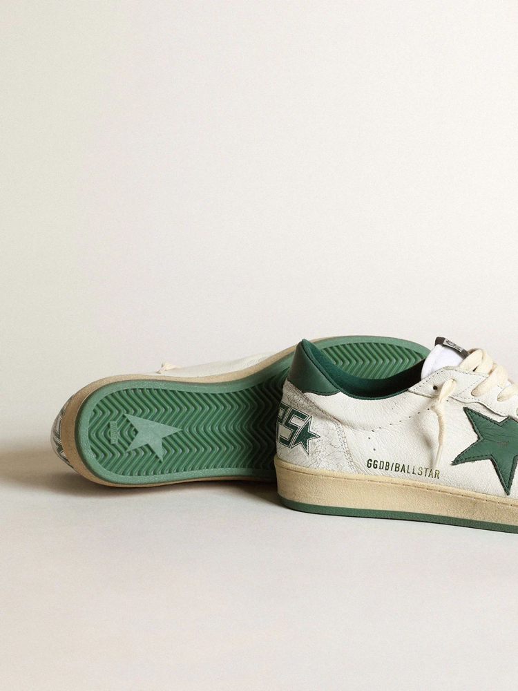 Golden Goose Super-Star Green White