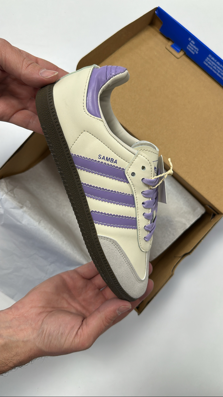 Adidas Samba OG 'White Purple Gum'