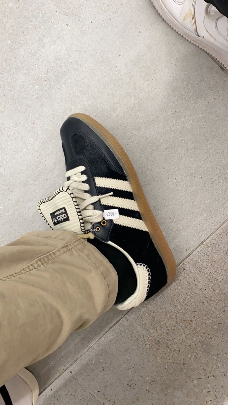 Adidas X Wales Bonner Samba Pony Total Core Black