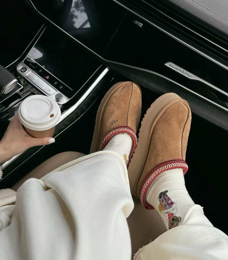 Tazz Platform Slippers / Taba