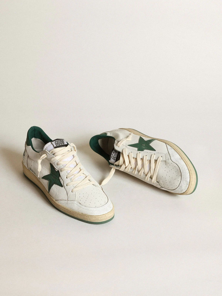 Golden Goose Super-Star Green White