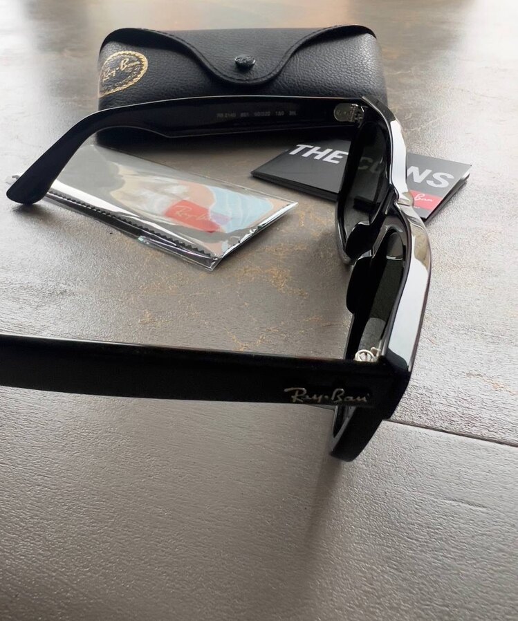 FIRSAT FİYAT ! Ray-Ban Wayfarer Classic RB 2140 901 50 Black Gözlük