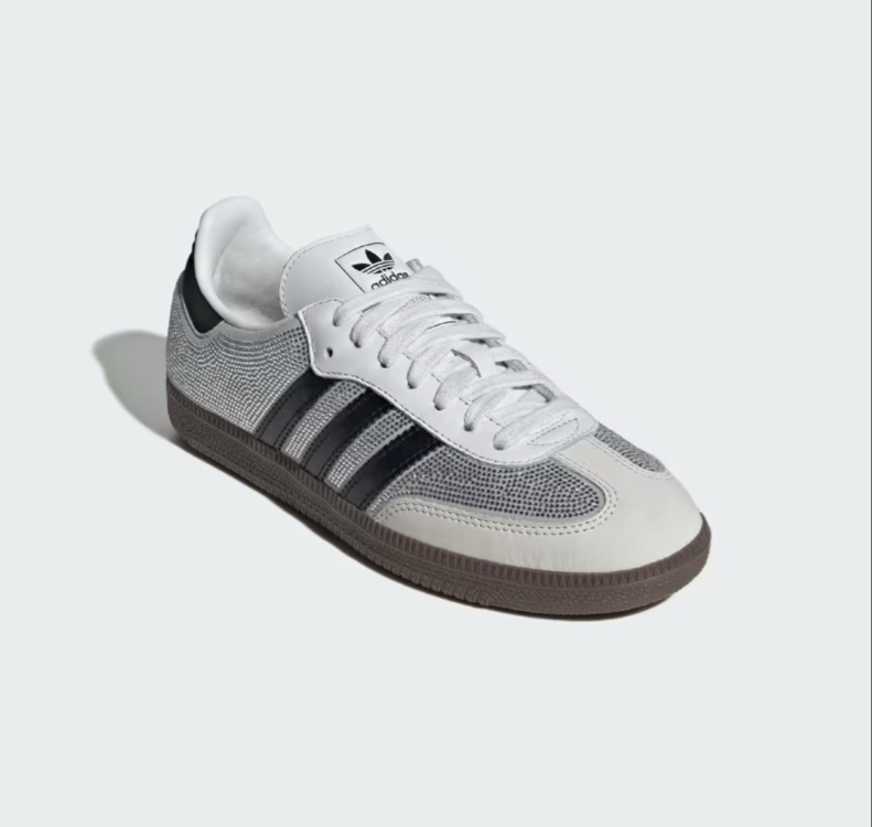 adidas Originals Samba OG Rhinestone White Silver