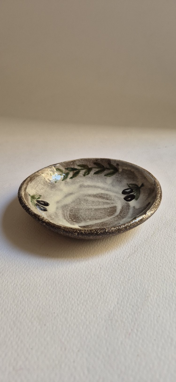 Rustic Zeytin Dekorlu Tabak/S