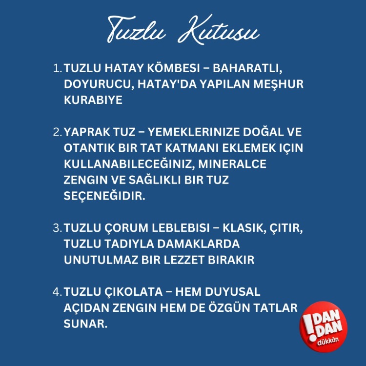 Enfes Tuzlu Kutusu